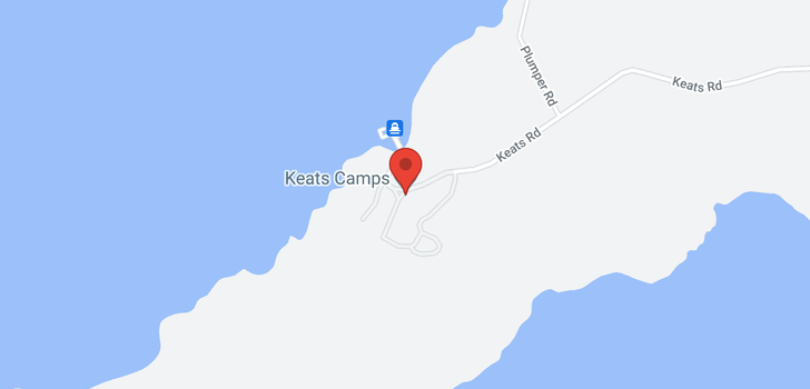 map of Lot 36 KEATS CAMP